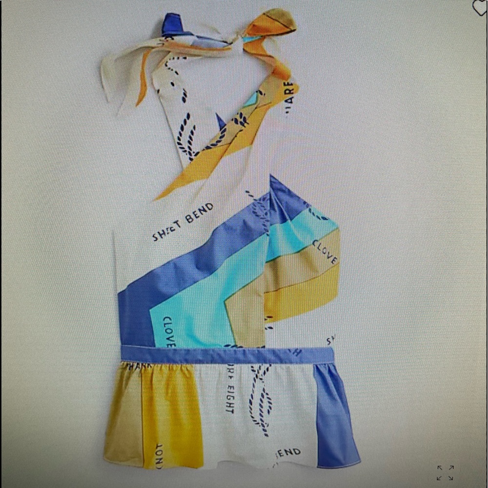 J. Crew peplum halter top